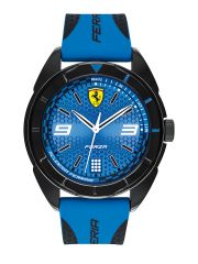 שעון יד לגבר FERRARI רצועת סיליקון כחולה קולקציית FORZA דגם 830518