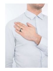טבעת פוסיל לגבר מקולקציית MENS DRESS דגם JF00888040 - מידה  11.5 / 66 / 21 / 515