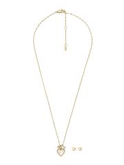 סט שרשרת ועגילי FOSSIL דגם JF04246SET