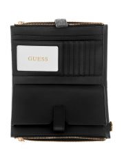ארנק דמוי עור לאישה מבית Guess דגם BG8500157-BLA