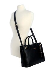 תיק צד דמוי עור מבית Guess דגם G-BG854607-BLA