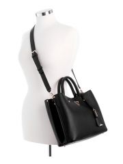 תיק דמוי עור GUESS קולקציית MERIDIAN דגם BG877806-BLA