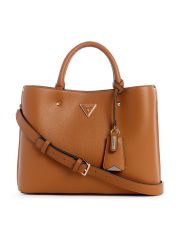 תיק דמוי עור  GUESS קולקציית MERIDIAN דגם BG877806-COG