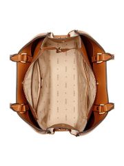 תיק דמוי עור  GUESS קולקציית MERIDIAN דגם BG877806-COG