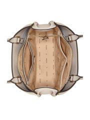 תיק דמוי עור GUESS קולקציית MERIDIAN דגם BG877809-IVO
