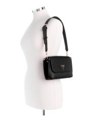תיק דמוי עור GUESS קולקציית MERIDIAN דגם BG877819-BLA