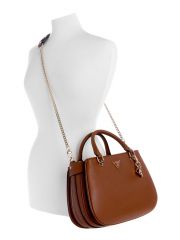 תיק דמוי עור לאישה מבית Guess קולקציית DARYNA דגם BG951909-COG