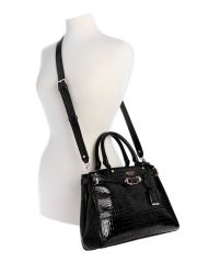 תיק דמוי עור Guess קולקציית SILVYE דגם CG952706-BLA