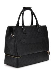 תיק נסיעות דמוי עור לאישה מבית Guess קולקציית WILDER ZIP BOTTOM SHOPPER TOTE דגם