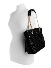 תיק דמוי עור GUESS קולקציית ECO RIANEE דגם EQG954122-BLA
