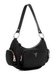 תיק דמוי עור לאישה מבית Guess קולקציית ECO GEMMA דגם EYG839517-BLA