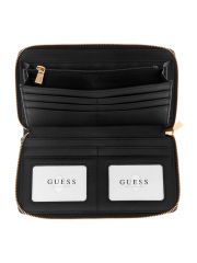 ארנק דמוי עור לאישה מבית GUESS סדרה JANIA דגם GA919963-BLA