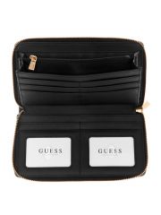 ארנק דמוי עור מבית GUESS קולקציית LAUREL דגם GG8500163-BLA