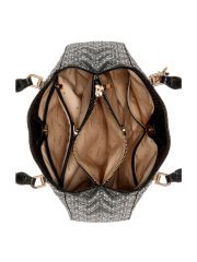 תיק דמוי עור GUESS קולקציית ADELARD דגם GG950206-BLA
