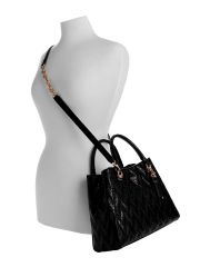תיק דמוי עור GUESS קולקציית ADELARD דגם GG950206-BLA