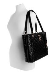 תיק לאישה דמוי עור GUESS קולקציית BESSEY NOEL דגם GG952225-BLA