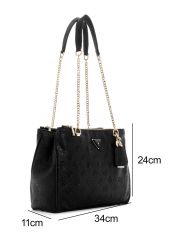 תיק צד דמוי עור לאישה מבית Guess דגם PG934909-BLA