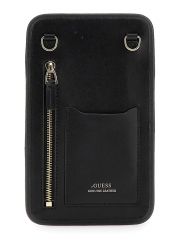 תיק לפלאפון דמוי עור מבית GUESS דגם PW7469P4440-BLA