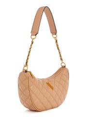 תיק צד לאישה דמוי עור מבית Guess קולקציית GIULLY דגם QA874812-BEI