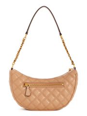 תיק צד לאישה דמוי עור מבית Guess קולקציית GIULLY דגם QA874812-BEI