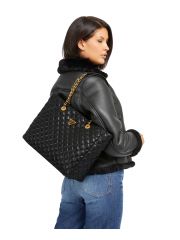 תיק דמוי עור GUESS קולקציית GIULLY דגם QA874823-BLA