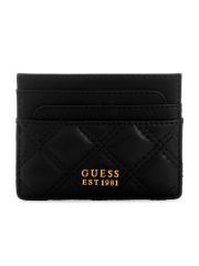 מחזיק כרטיסי ביקור דמוי עור מבית GUESS קולקציית GIULLY דגם QA874835-BLA