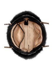 תיק דמוי עור לאישה מבית Guess קולקציית LISE דגם QF935222-BLA