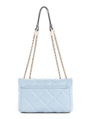 תיק צד דמוי עור לאישה מבית GUESS סדרה CESSILY בצבע תכלת דגם QG767921-POD