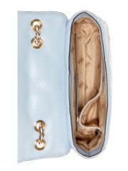 תיק צד דמוי עור לאישה מבית GUESS סדרה CESSILY בצבע תכלת דגם QG767921-POD