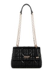 תיק דמוי עור לאישה מבית Guess קולקציית ASSIA דגם QG849921-BLA