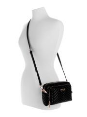 תיק צד דמוי עור לאישה מבית GUESS קולקציית ANNING דגם QG950814-BLA