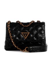 תיק צד דמוי עור לאישה מבית Guess קולקציית GIULLY דגם QK874874-BLA