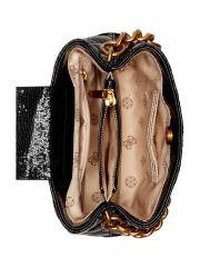 תיק דמוי עור GUESS קולקציית EIRE דגם QK951501-BLA