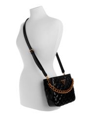 תיק דמוי עור GUESS קולקציית EIRE דגם QK951501-BLA