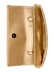 תיק דמוי עור לאישה מבית Guess קולקציית ZALINA דגם RP935070-GOL