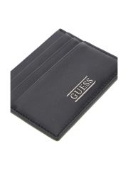 ארנק כרטיסי אשראי דמוי עור מבית Guess דגם G-SMNEBRLEA25-BLA