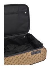 מזוודת טרולי מבית Guess קולקציית VEZZOLA דגם TMVZLSP3301-BBO