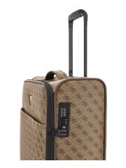 מזוודת טרולי מבית Guess קולקציית VEZZOLA דגם TMVZLSP3301-BBO
