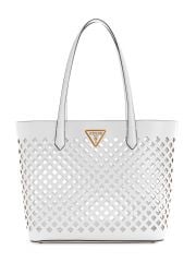 תיק דמוי עור לאישה מבית GUESS סדרה AQUA דגםVB856623-WHI