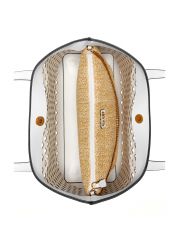 תיק דמוי עור לאישה מבית GUESS סדרה AQUA דגםVB856623-WHI