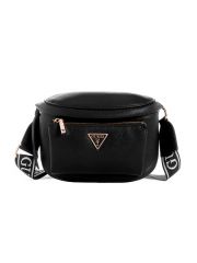 תיק לאישה דמוי עור מבית GUESS לאישה קולקציית POWER PLAY דגם VG900680-BLA