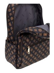 תיק גב דמוי עור GUESS קולקציית WILDER דגם Y7452990-BRO