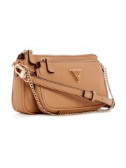 תיק צד דמוי עור לאישה מבית Guess דגם ZG787971-BEI