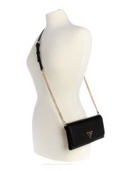 תיק דמוי עור GUESS קולקציית NOELLE דגם ZG787975-BLA