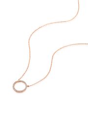 תליון  LEA  זהב אדום  14 קארט 28 יהלומים 0.08 קארט G-SI