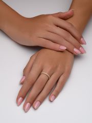 טבעת NAOMI  זהב  14קראט משובצת 20  יהלומים 0.31 קראט G-SI