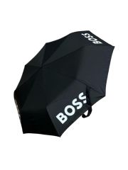 מטריית HUGO BOSS שחורה עם לוגו