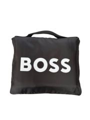 שמיכת הוגו בוס שחורה