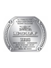 שעון יד לגבר של Invicta דגם eserve Bolt Zeus Magnum 25209