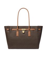 HAMILTON MODERNE LG TOTE BRN/ACORN